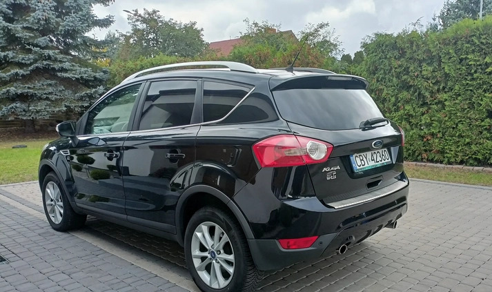 Ford Kuga cena 37800 przebieg: 272000, rok produkcji 2012 z Grudziądz małe 121